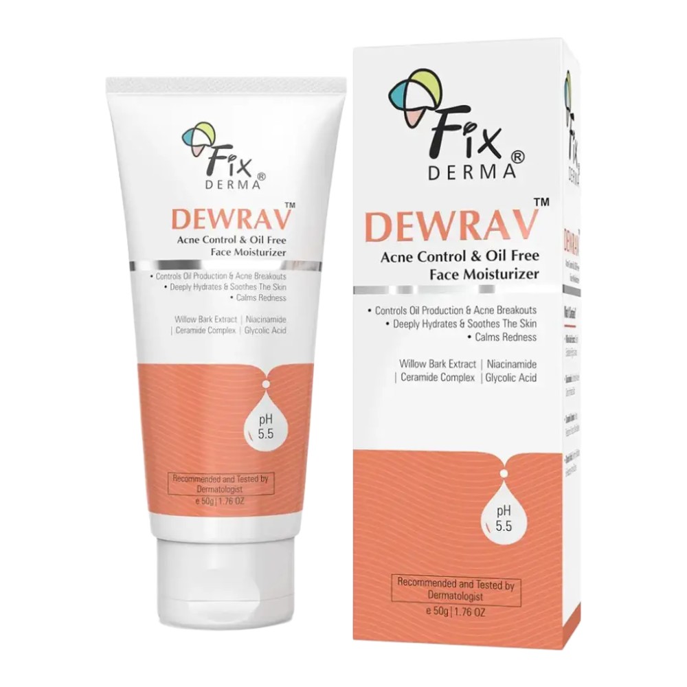 Fixderma Skincare Dewrav Acne Control & Oil Free Face Moisturizer