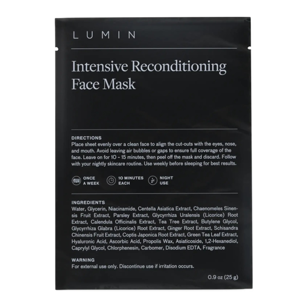 Lumin Intensive Reconditioning Face Mask