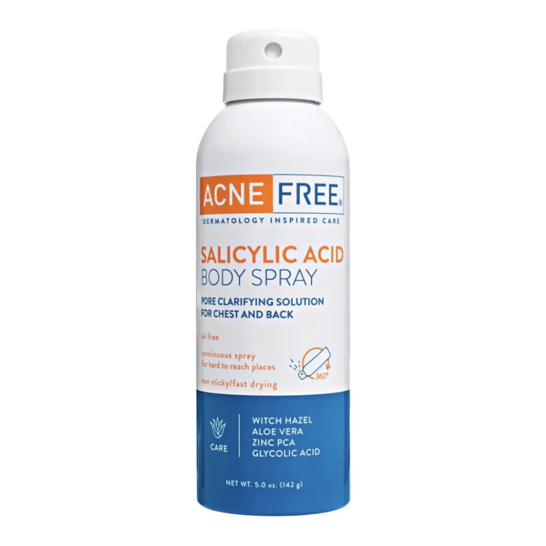 Acne Free Salicylic Acid Body Spray