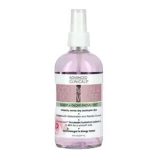 Advanced Clinicals Collagen + Rosewater, Plump + Glow Facial Mist