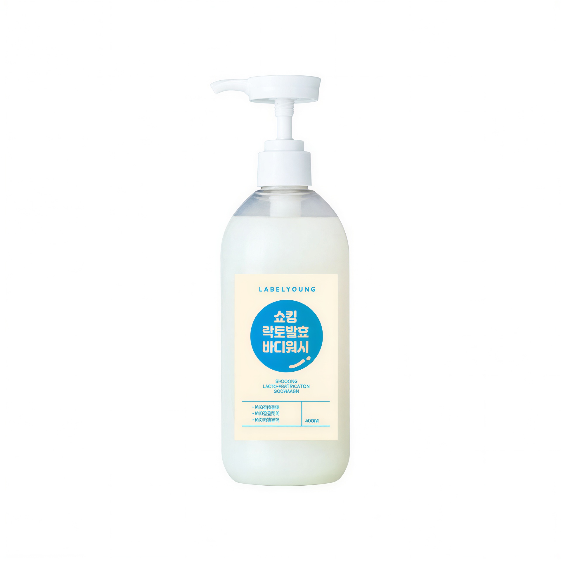 Label Young Shocking Lacto Ferment Body Wash