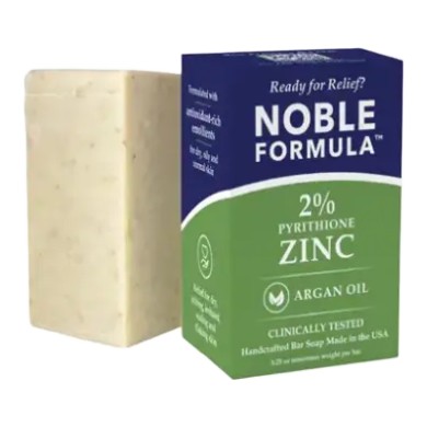 Noble Formula Argan Oil 2% Pyrithione Zinc (ZnP) Bar Soap