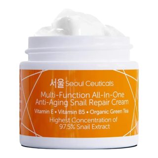 SeoulCeuticals كريم ترطيب وإصلاح بخلاصة الحلزون