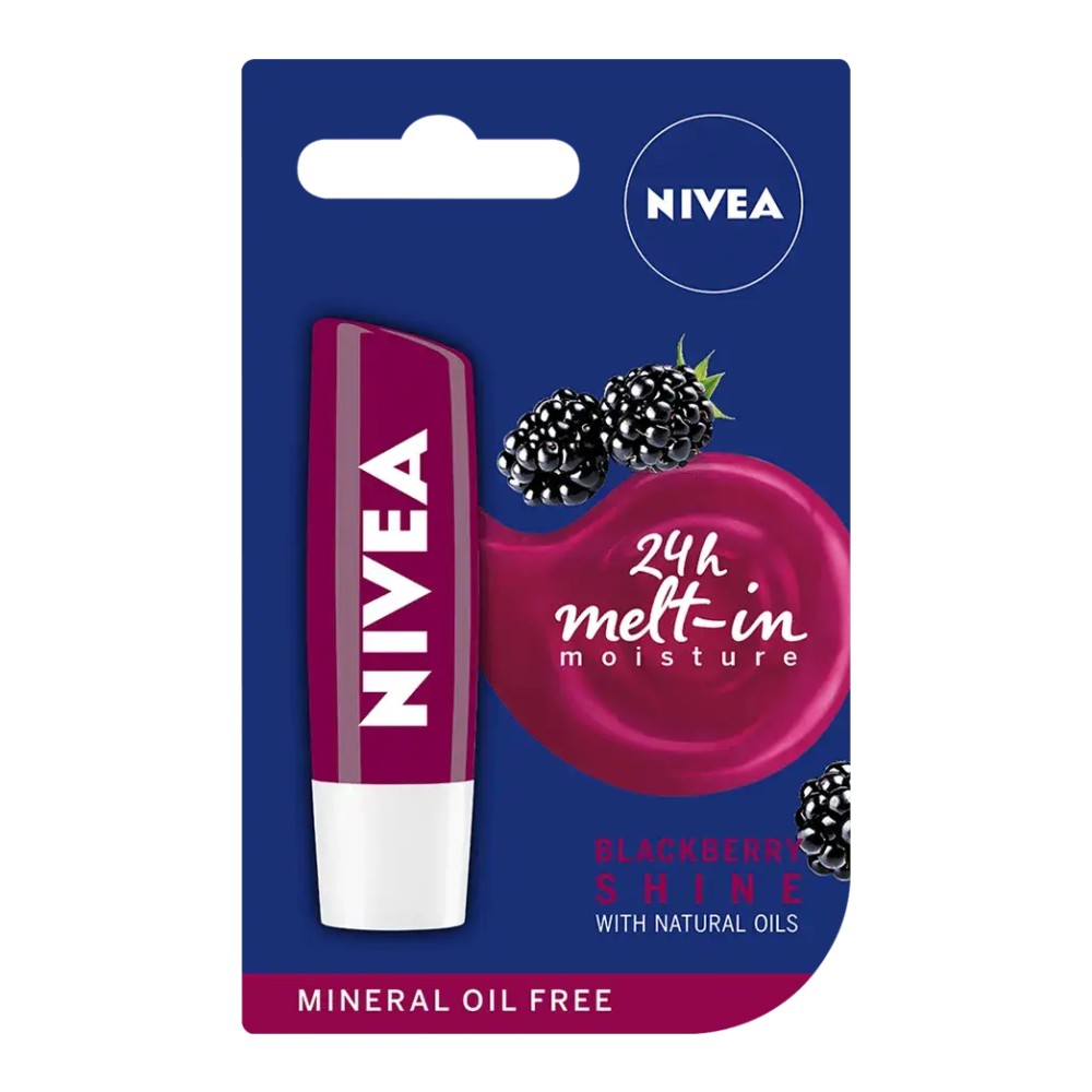 Nivea Blackberry Shine Melt-In Moisture Lip Balm