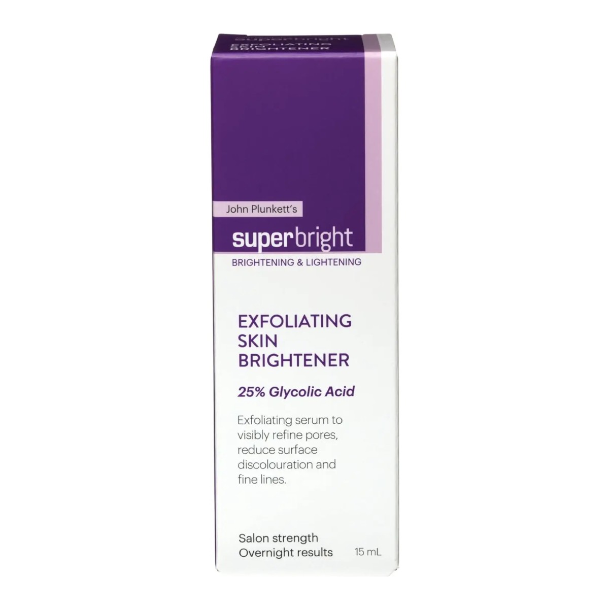 Plunkett Superbright Exfoliating Skin Brightener