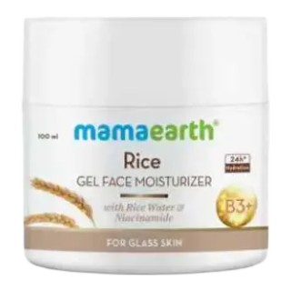 Mamaearth مرطب وجه جل بالأرز وماء الأرز والنياسيناميد لبشرة زجاجية