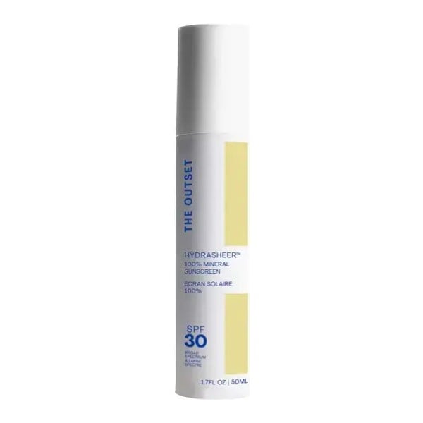 The Outset Hydrasheer 100% Mineral Sunscreen SPF 30