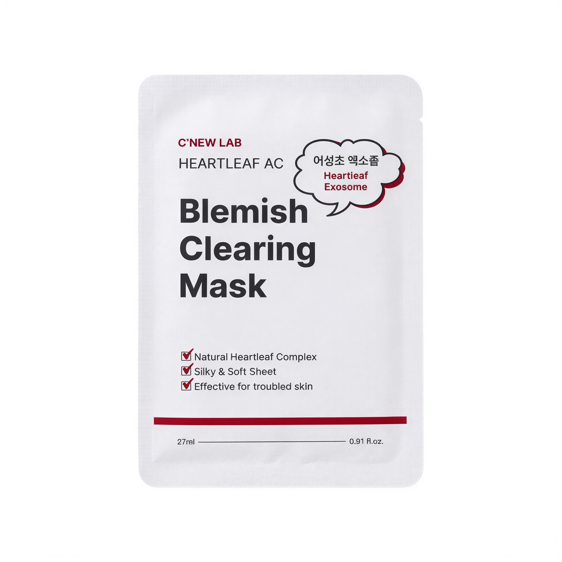 Ssinyuraep Heartleaf AC Blemish Clearing Mask