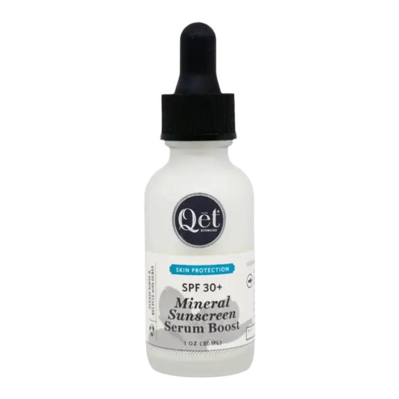 Qēt Botanicals Mineral Sunscreen Serum Boost SPF 30+