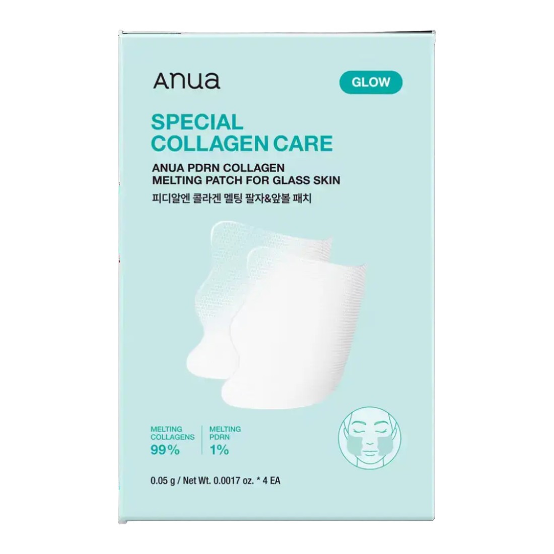 Anua PDRN Collagen Melting Patch For Glass Skin