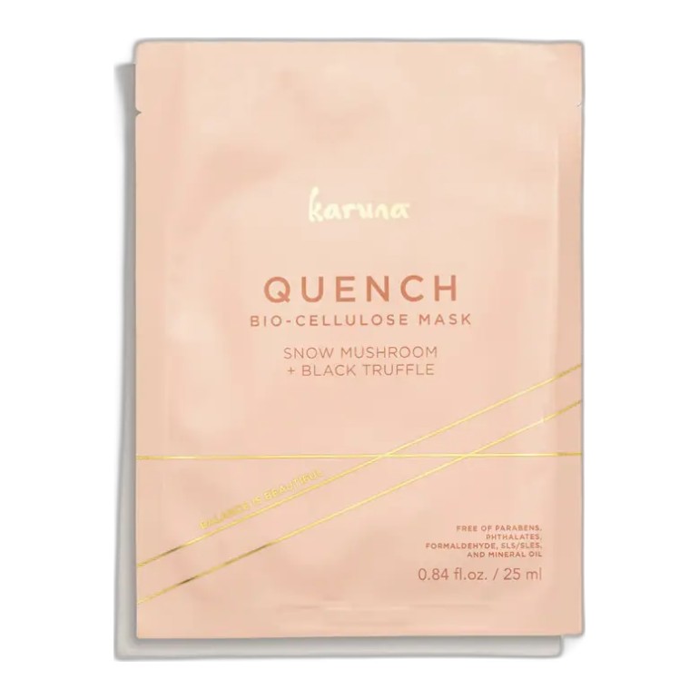 Karuna Quench Bio-Cellulose Mask Snow Mushroom + Black Truffle