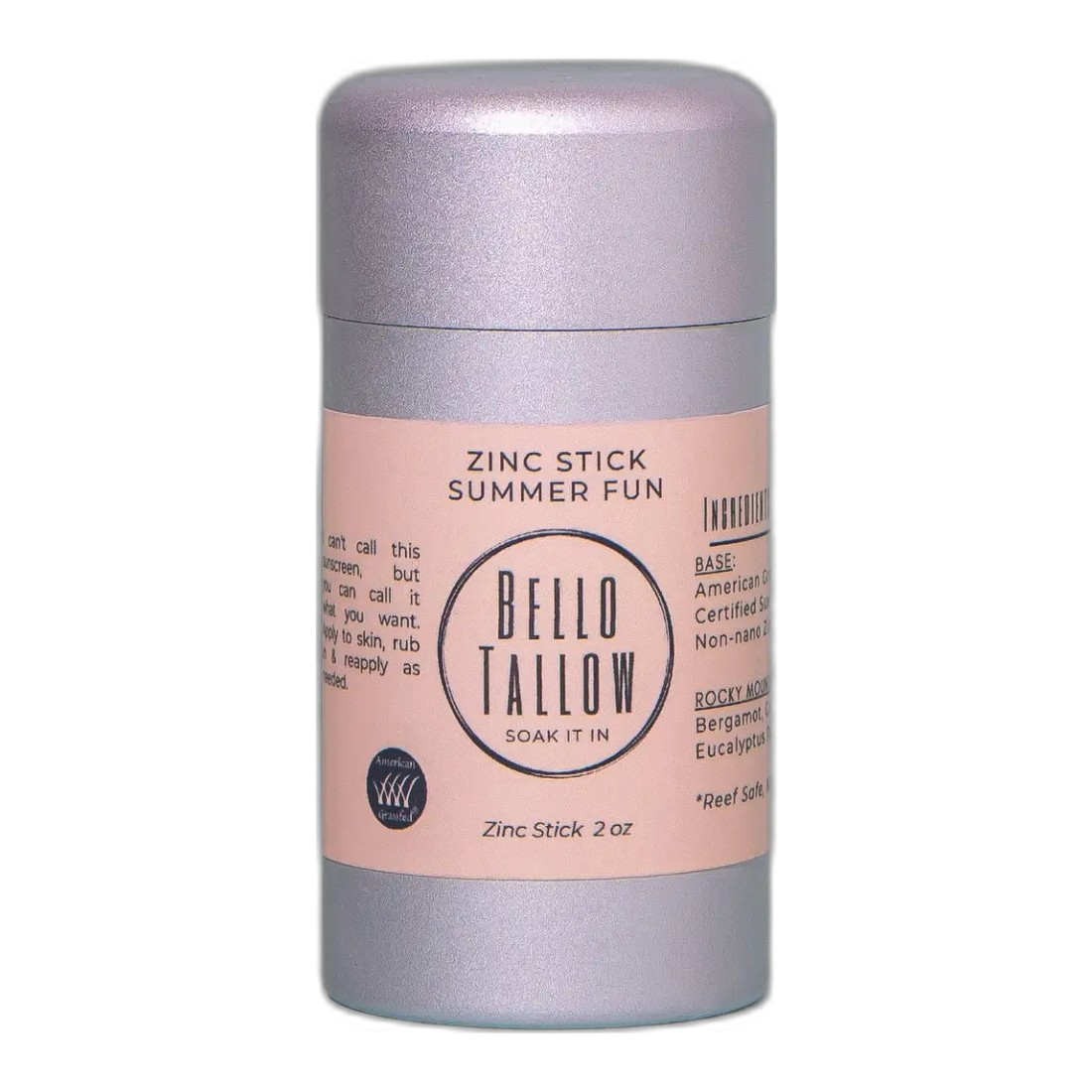 Bello Tallow Summer Fun Zinc Stick