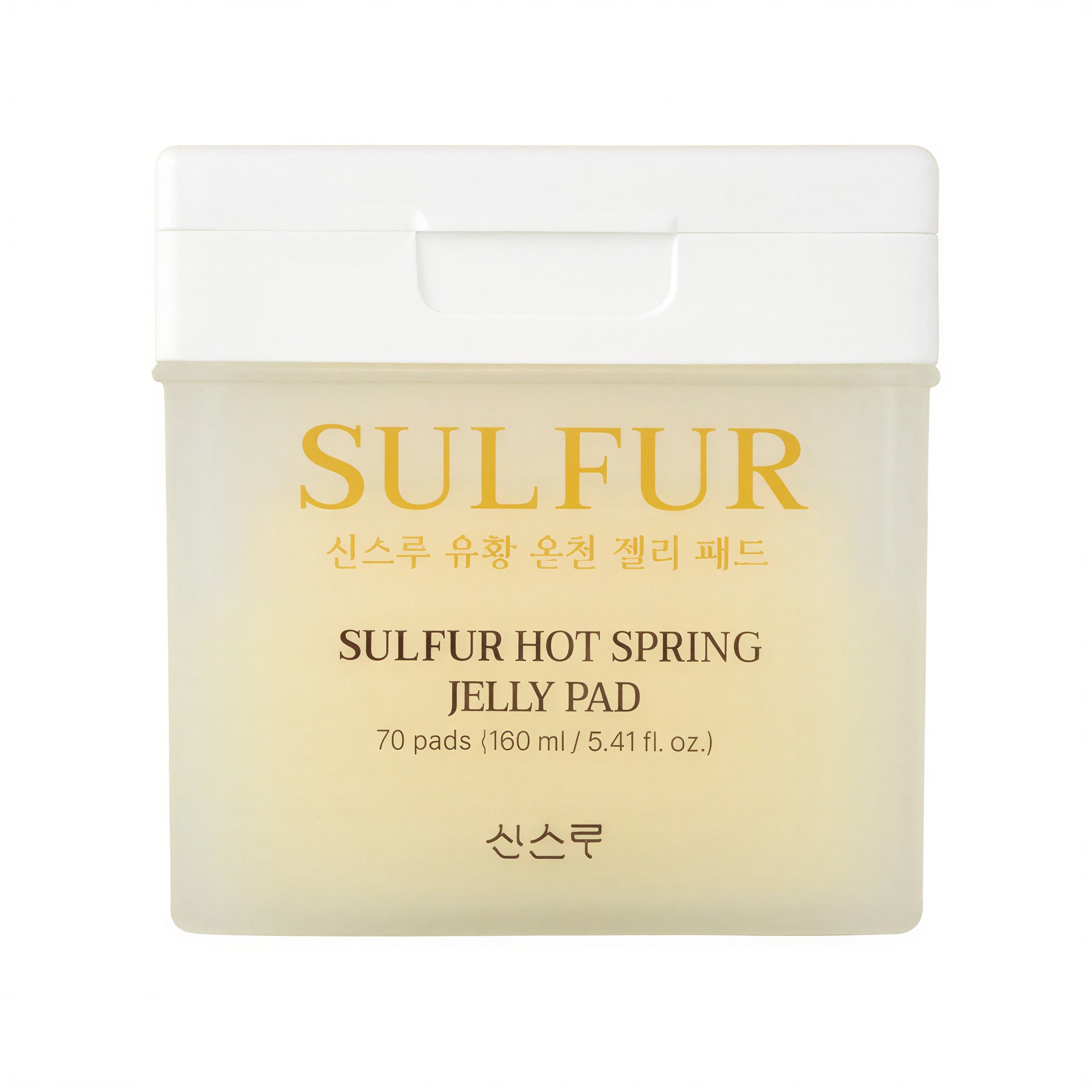Sinseuru Sulfur Hot Spring Jelly Toner Pads