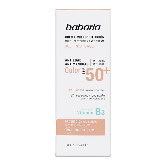 Babaria Multi Protection Face Cream SPF50+