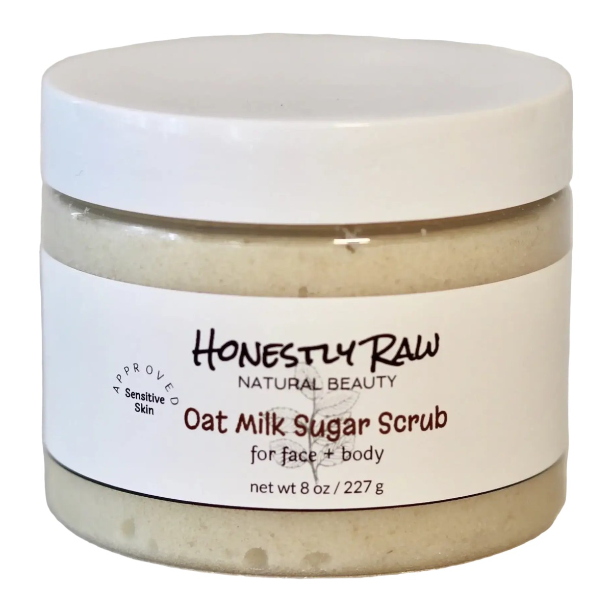 Honestly Raw Beauty Oat Milk Sugar Scrub