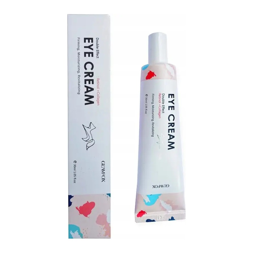GLAMFOX Eye Cream Double Effect: Retinol+ Collagen
