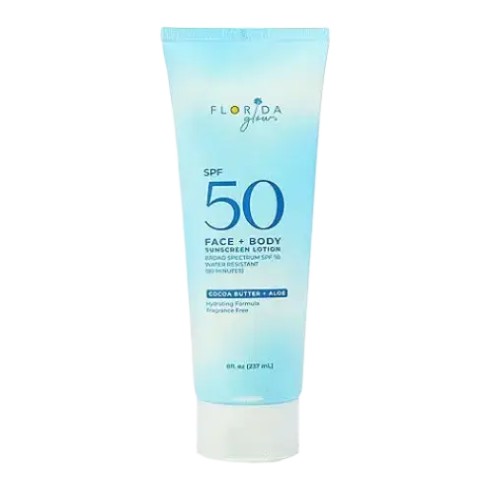 Florida Glow Face + Body Sunscreen Lotion SPF 50