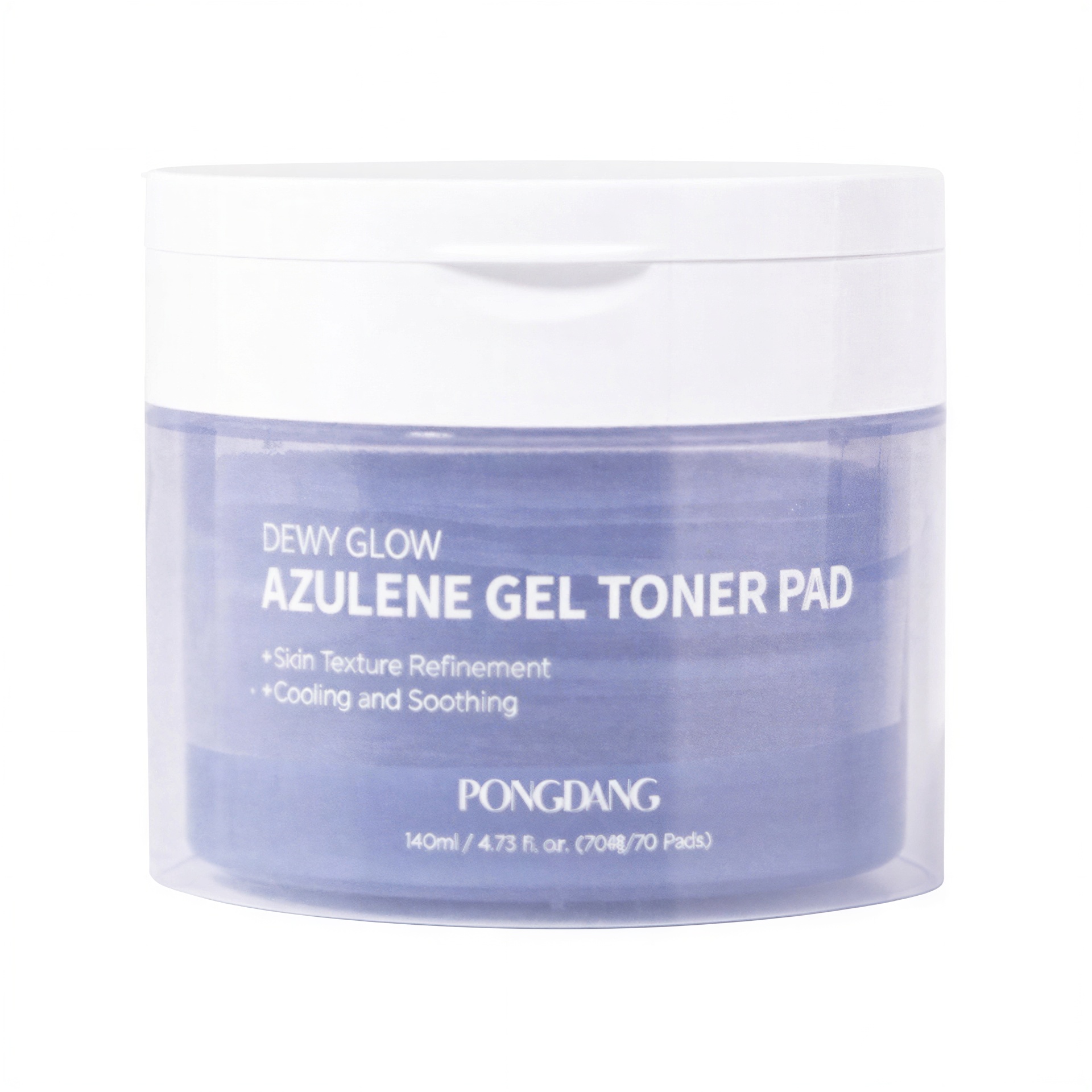 PONGDANG Dewy Glow Azulene Gel Toner Pads