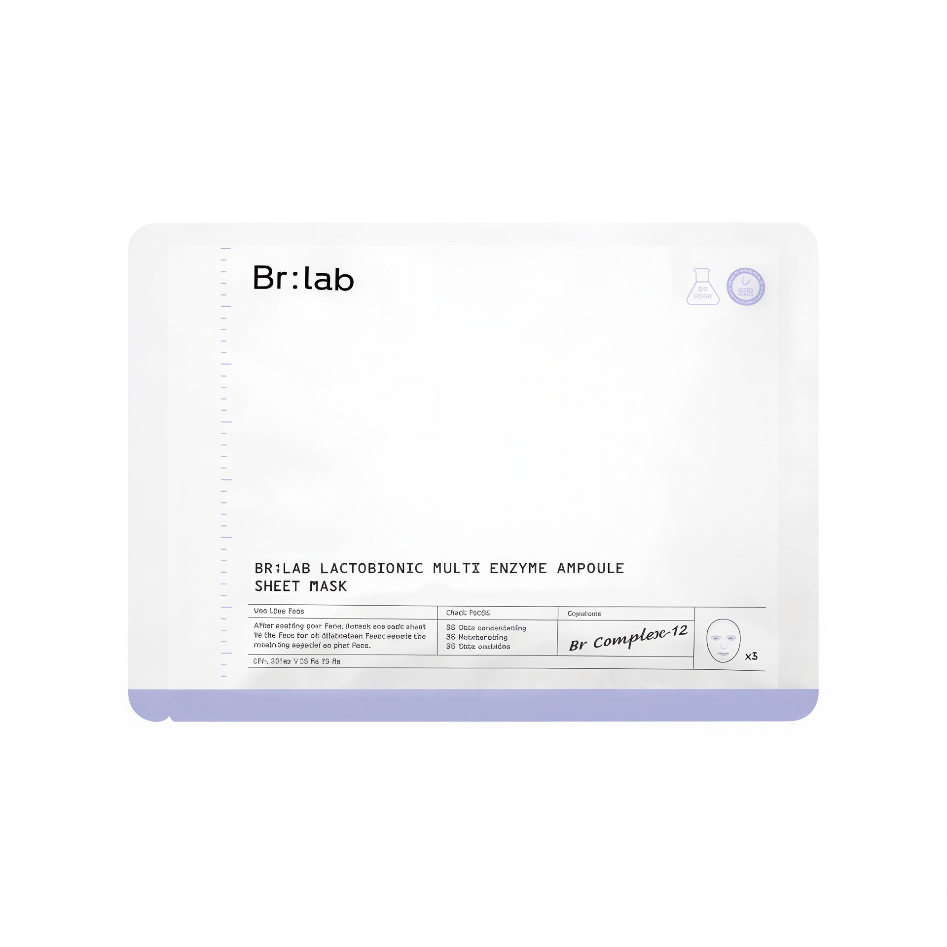 Biareuraep Lactobionic Multi Enzyme Ampoule Sheet Mask