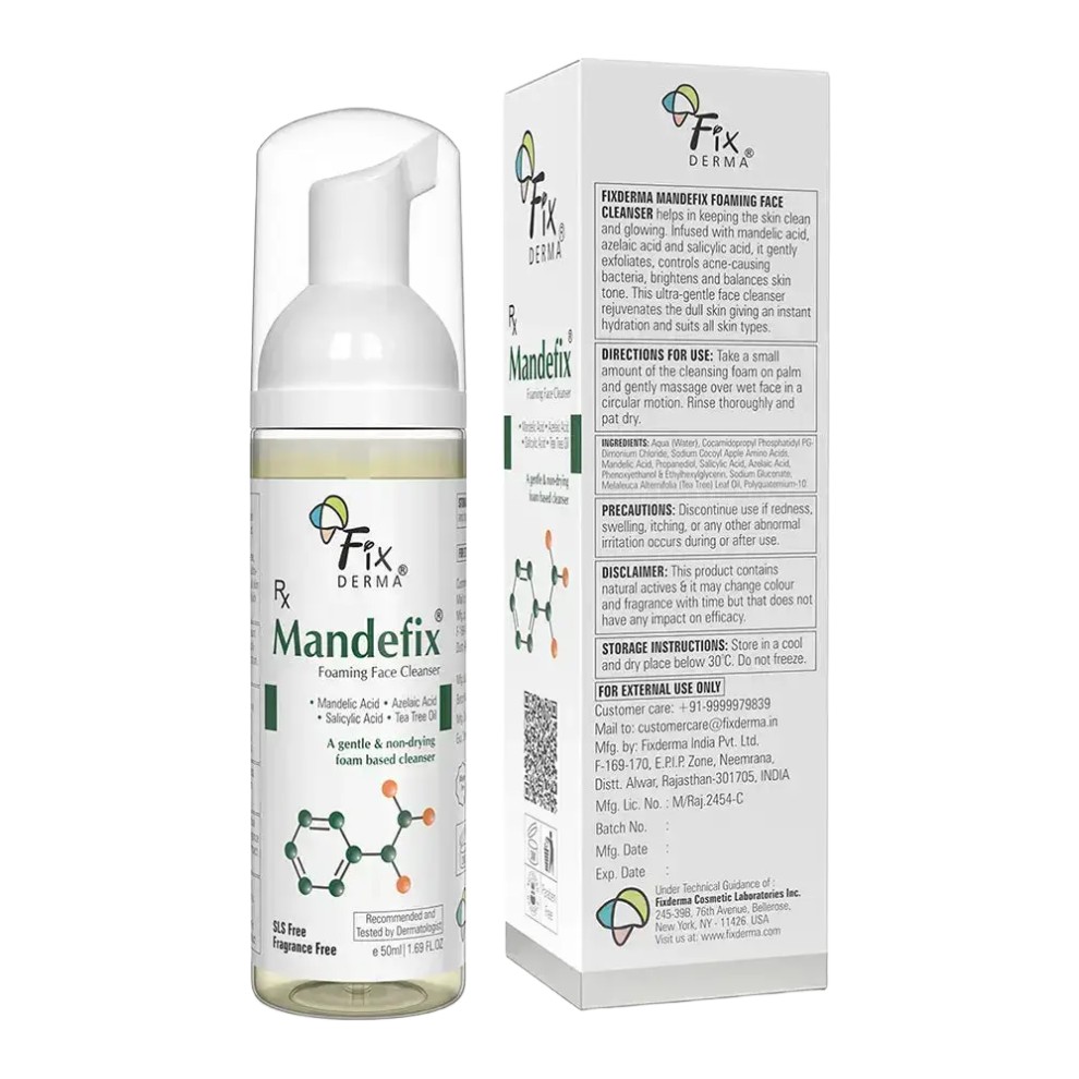 Fixderma Skincare Mandefix Foaming Face Cleanser
