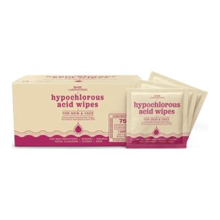 Base Laboratories Hypochlorous Acid Wipes For Skin & Face