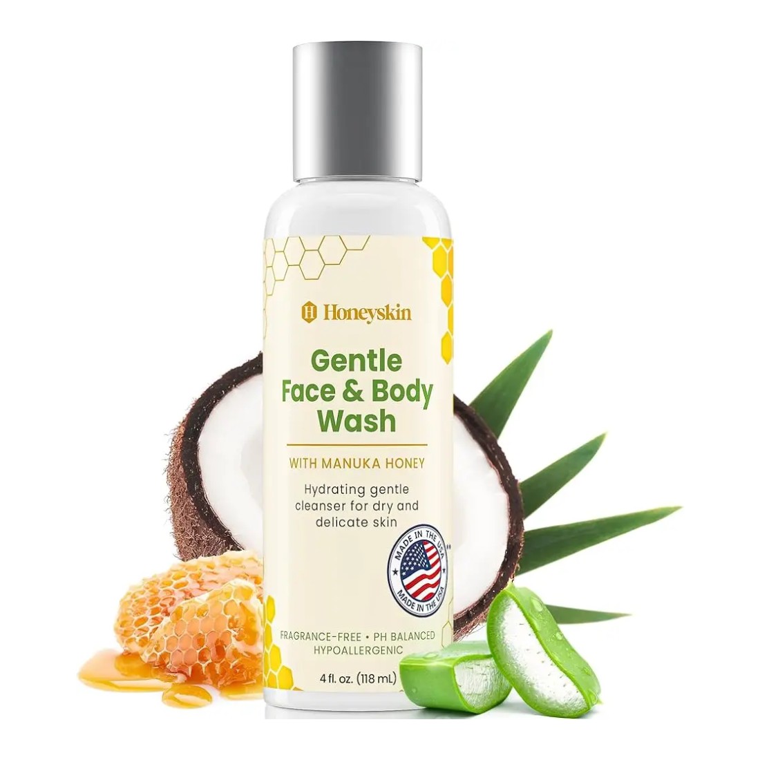 Honeyskin Gentle Face & Body Wash