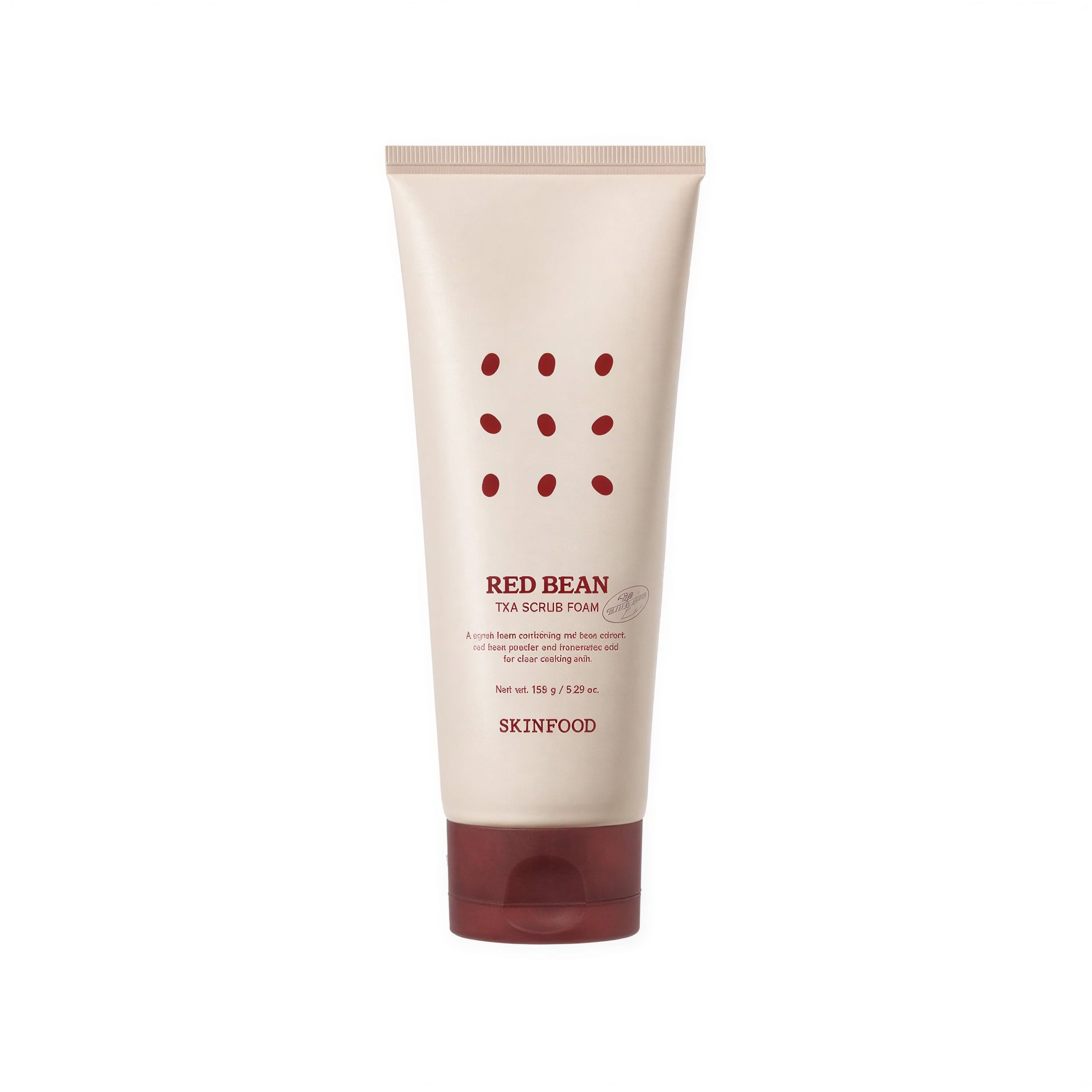 Skinfood رغوة تنظيف مقشرة Red Bean Tranexamic Acid
