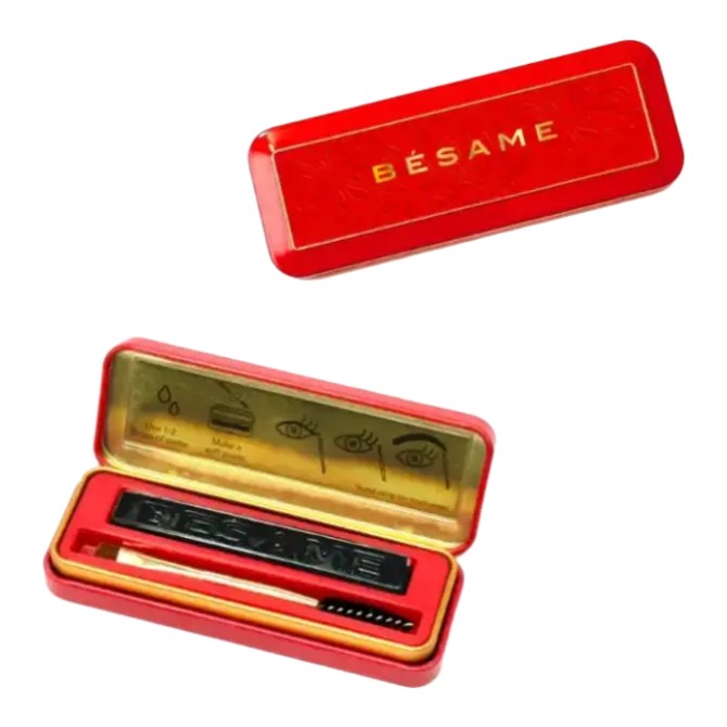 Besame Cosmetics 1930 Cake Mascara, Eyeliner, & Brow Definer