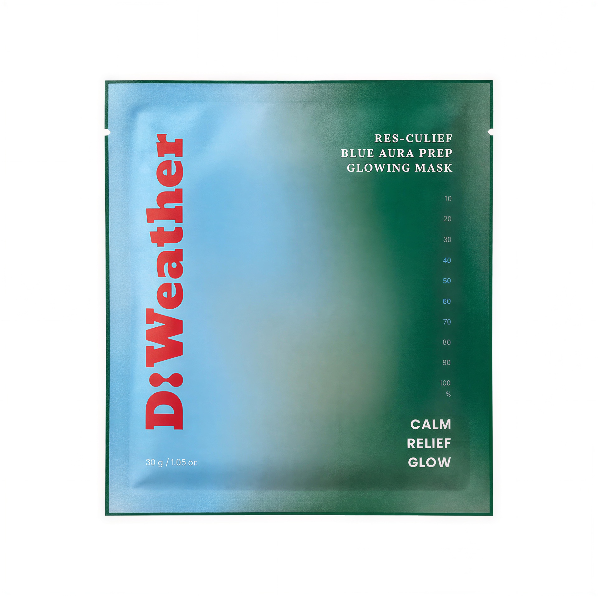 Diwedeo Rescue Relief Blue Aura Prep Glowing Mask