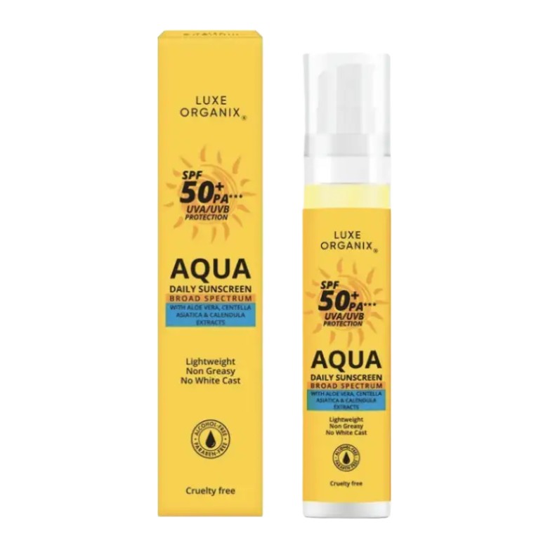 Luxe Organix Aqua Daily Sunscreen SPF 50+ PA+++