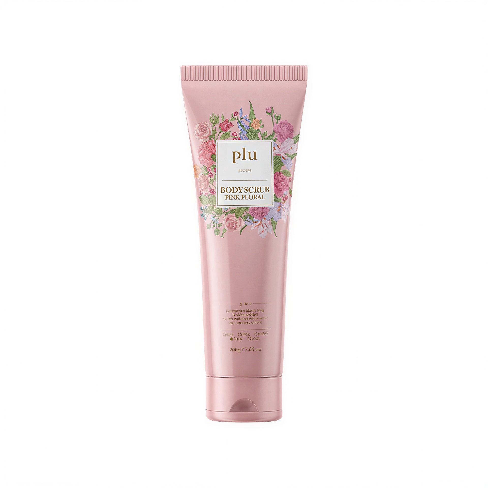 PLU ボディスクラブ ピンク フローラル