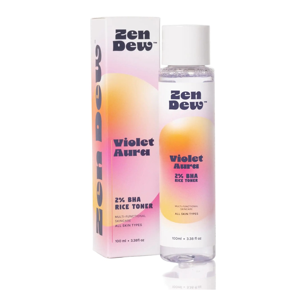 Zen Dew Violet Aura 2% BHA Rice Toner