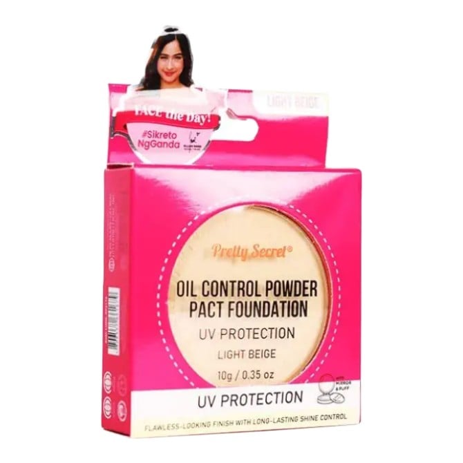 Pretty Secret Oil Control Powder Pact Foundation