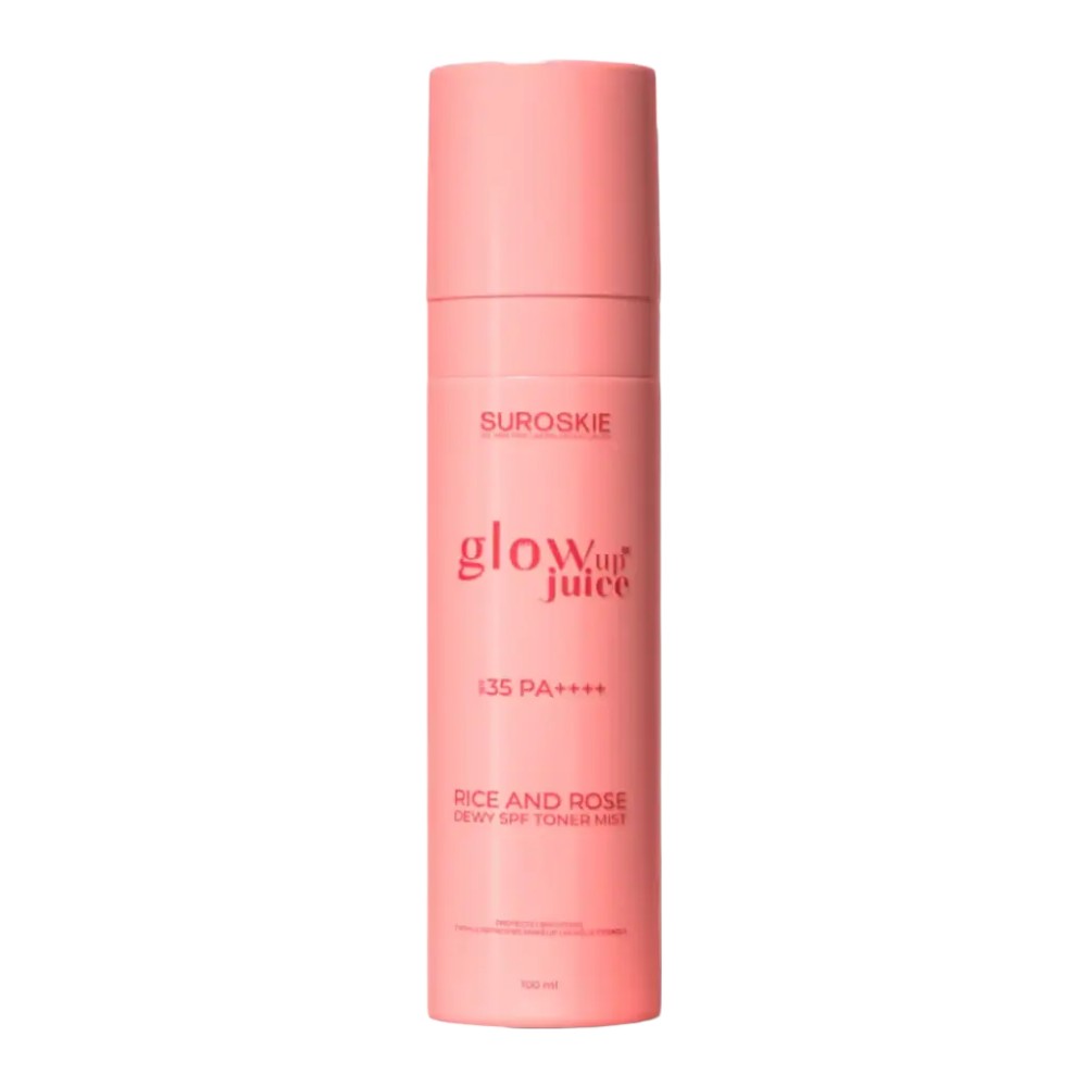 Suroskie Glow Up Juice Rice And Rose Dewy Toner Mist SPF 35 PA++++