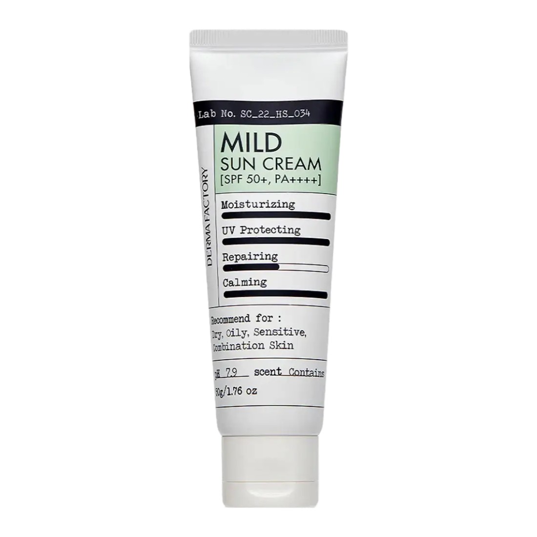 Derma Factory Mild Sun Cream SPF 50+ PA++++
