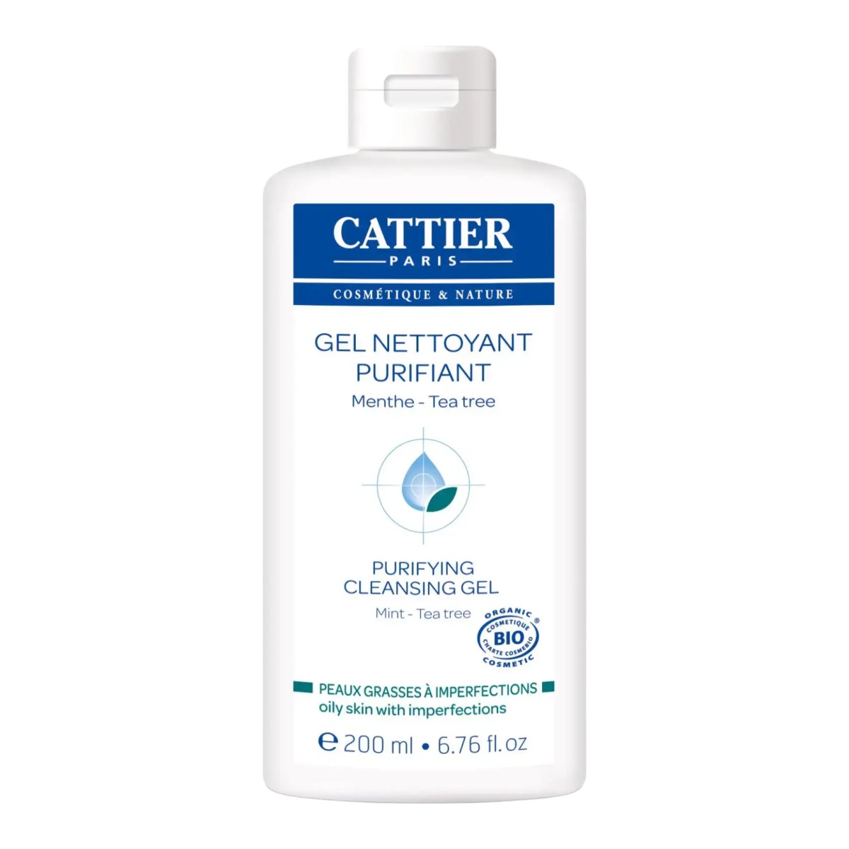 Cattier Gel Nettoyant Purifiant