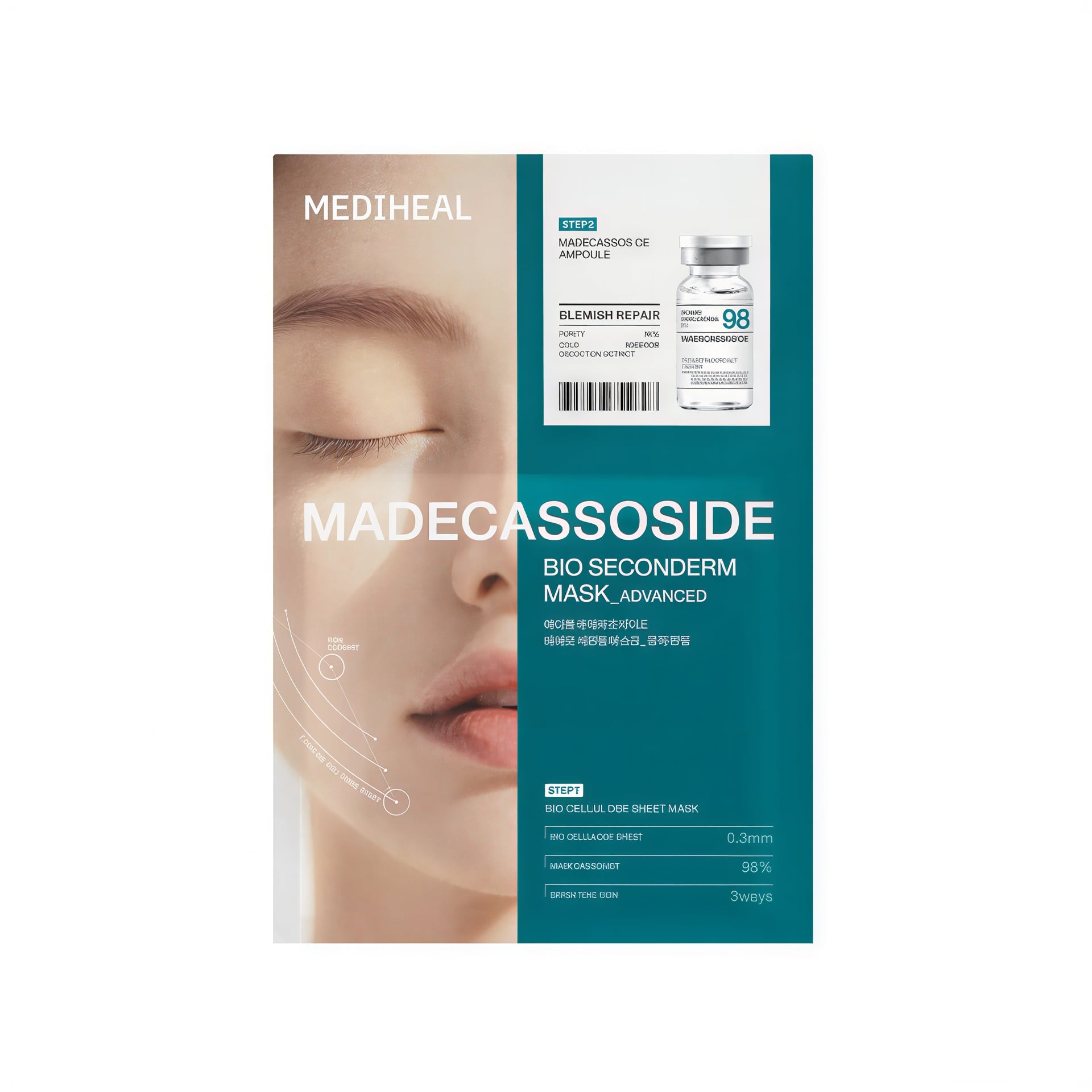 Mediheal Madecassoside Bio Secundum Blemish-Soothing Mask