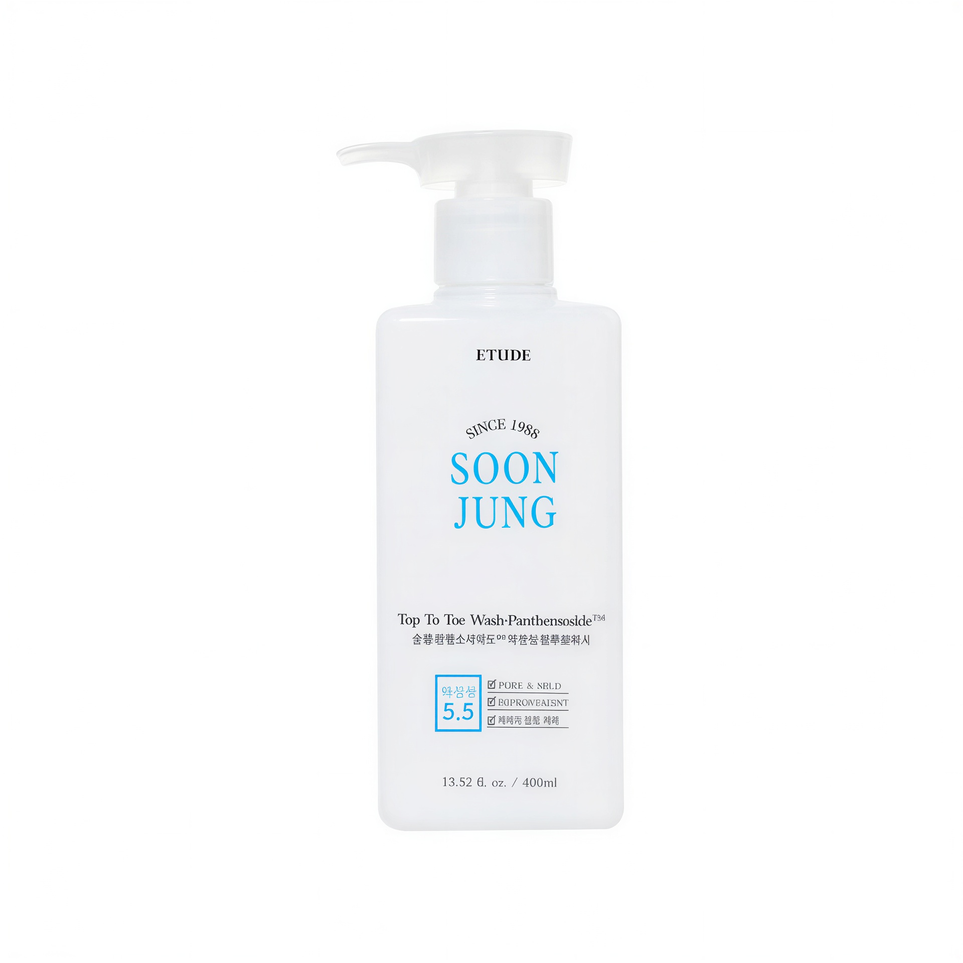 Etude House SoonJung Panthensoside™ Mild Acidic Top-To-Toe Wash