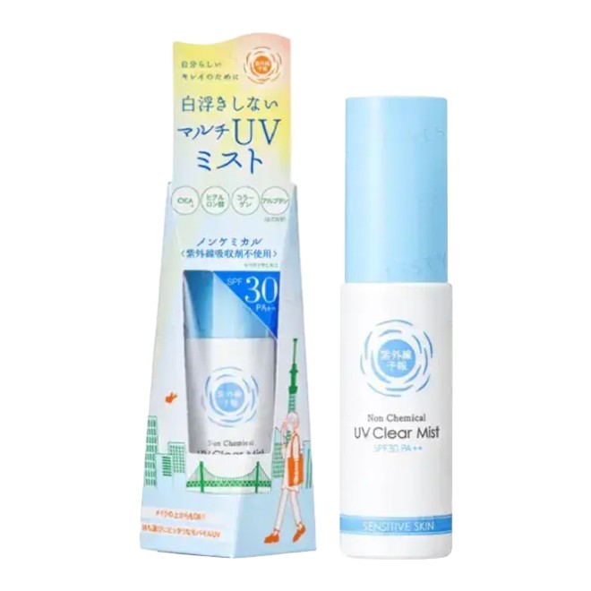 Ishizawa Labs Shigaisen Yohou Non Chemical UV Clear Mist SPF 30