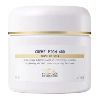 Biologique Recherche Crème PIGM 400 كريم للوجه لتفتيح البشرة وتصحيح البقع الصبغية
