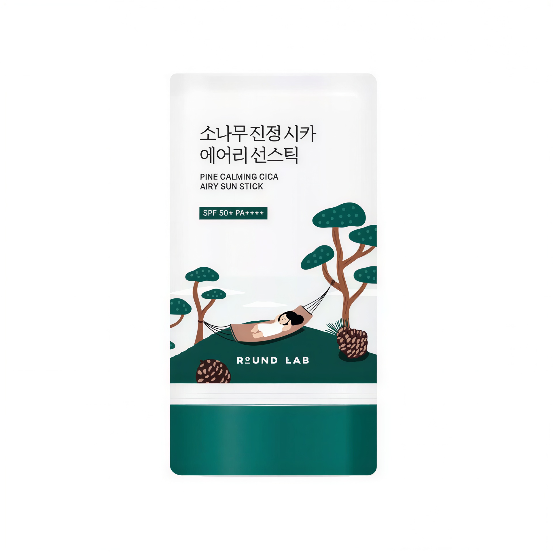 Round Lab Pine Calming Cica Airy Sun Stick [SPF50+/PA++++]