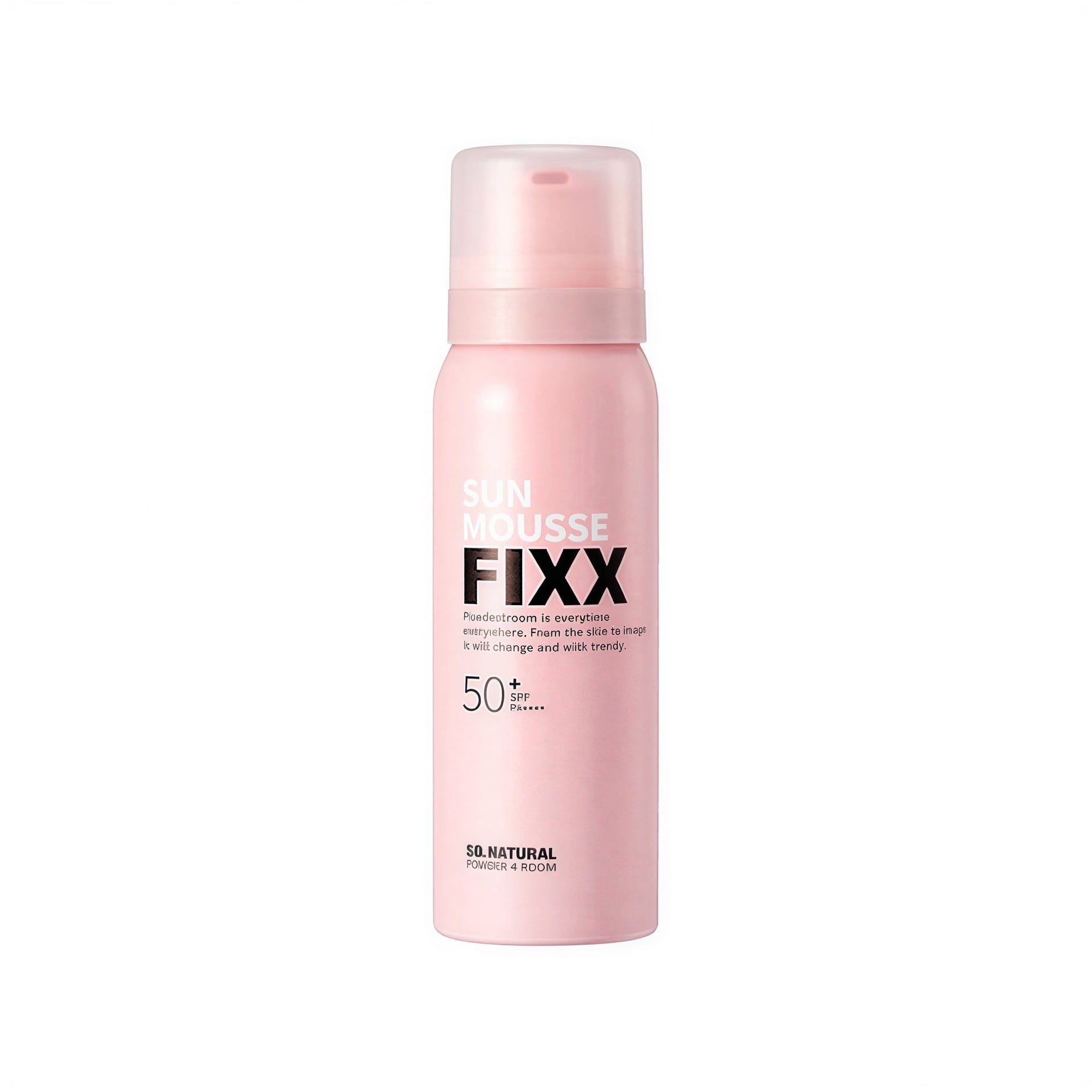 so natural مثبّت موس واقٍ من الشمس Glowy [SPF50+/PA++++]