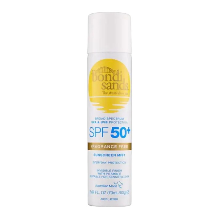 bondi sands SPF 50+ Fragrance Free Sunscreen Mist