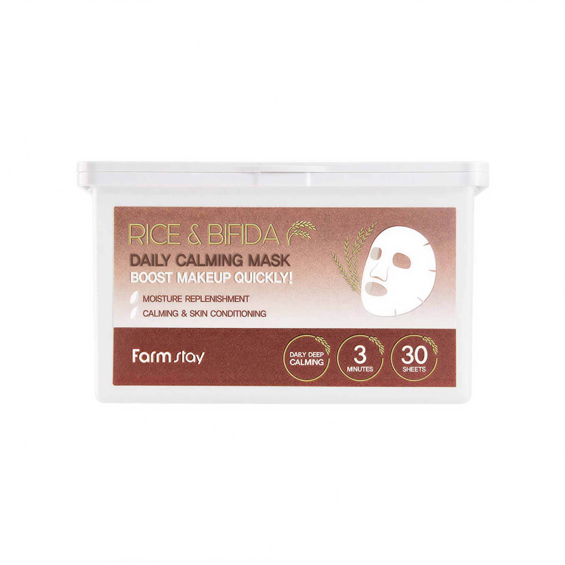 Farm Stay Rice & Bifida Daily Calming Mask