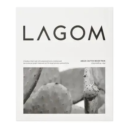 Lagom Aqua Cactus Mask Pack