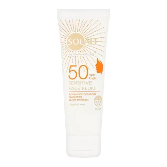 Superdrug Solait Sensitive Face Fluid SPF 50