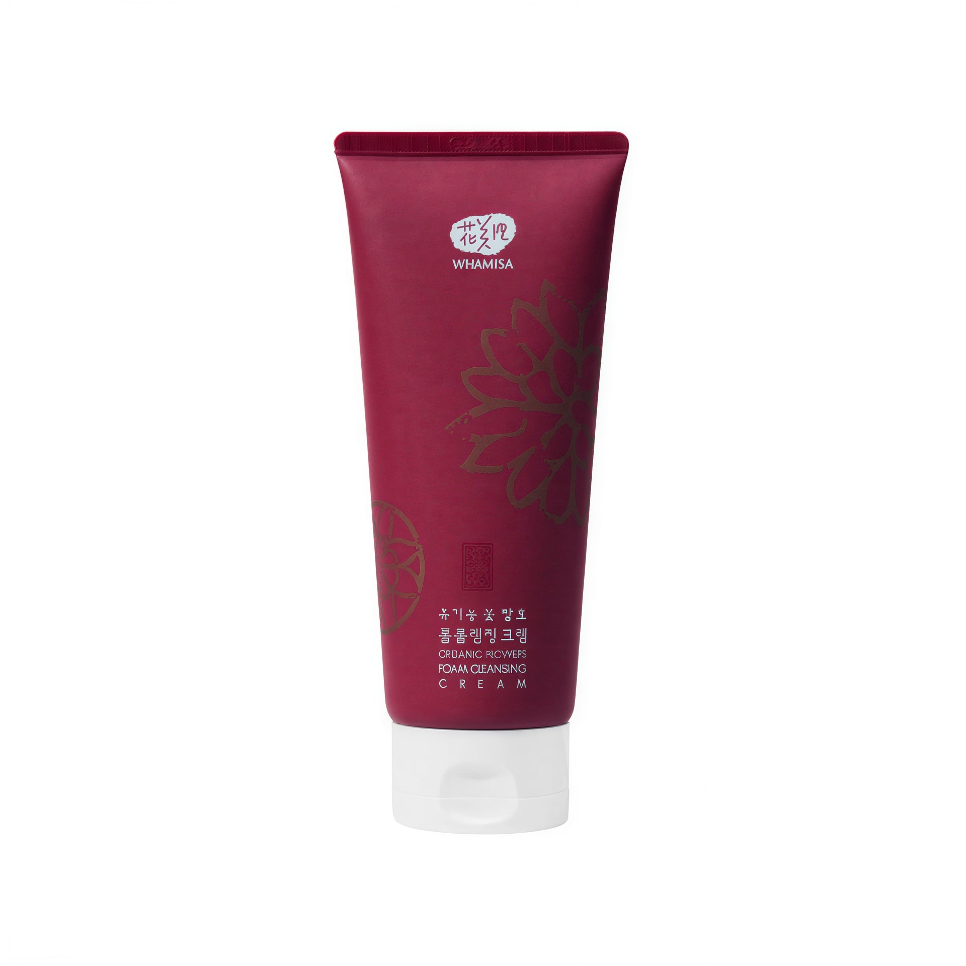 Whamisa Organic Flowers Fermentation Foam Cleansing Cream