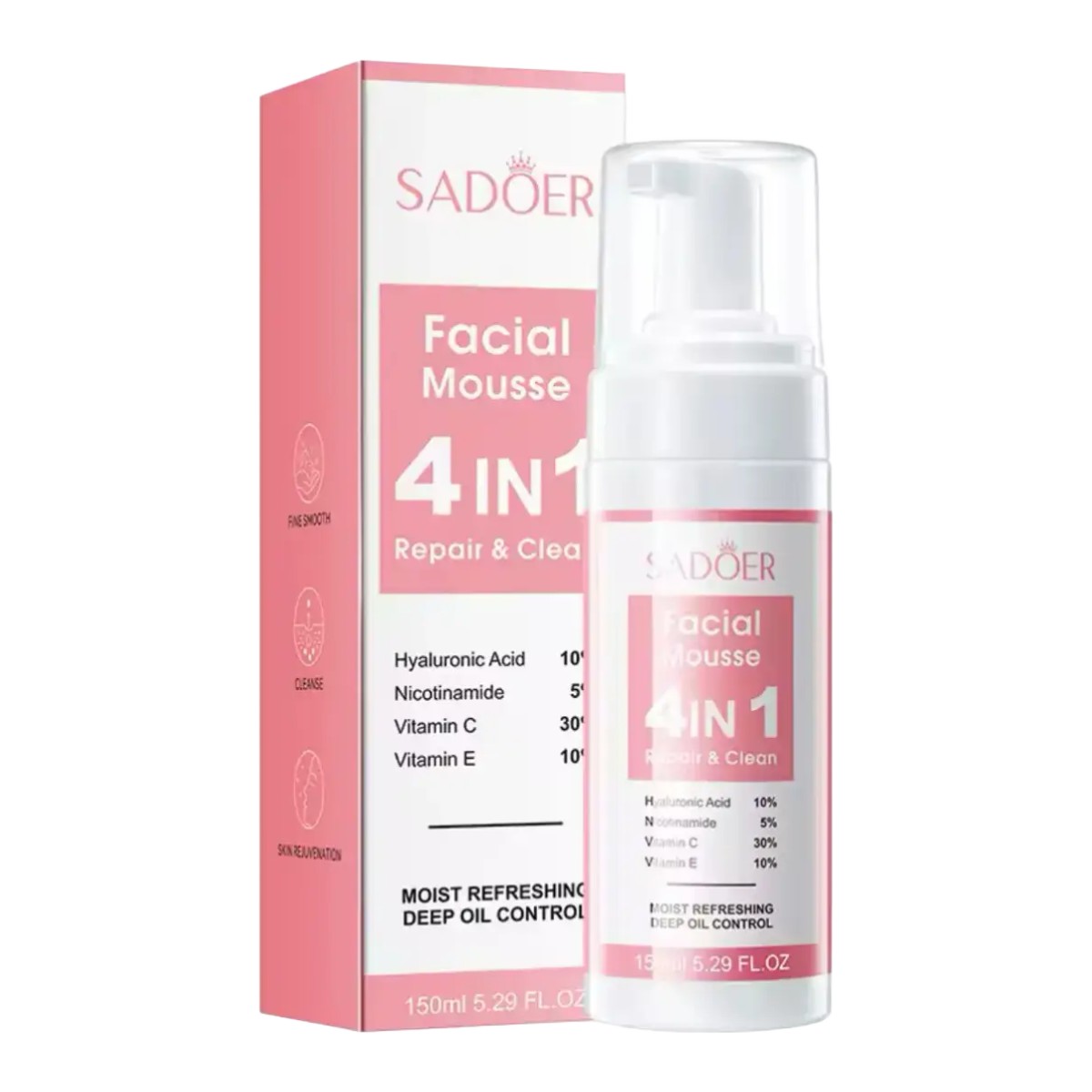 Sadoer Facial Mousse 4 In 1