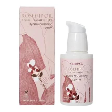 GLAMFOX Rosehip Oil + Niacinamide 10% Hydra Nourishing Serum