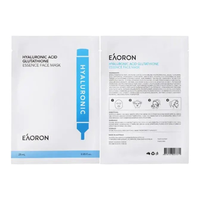 Eaoron Hyaluronic Acid Glutathione Essence Face Mask